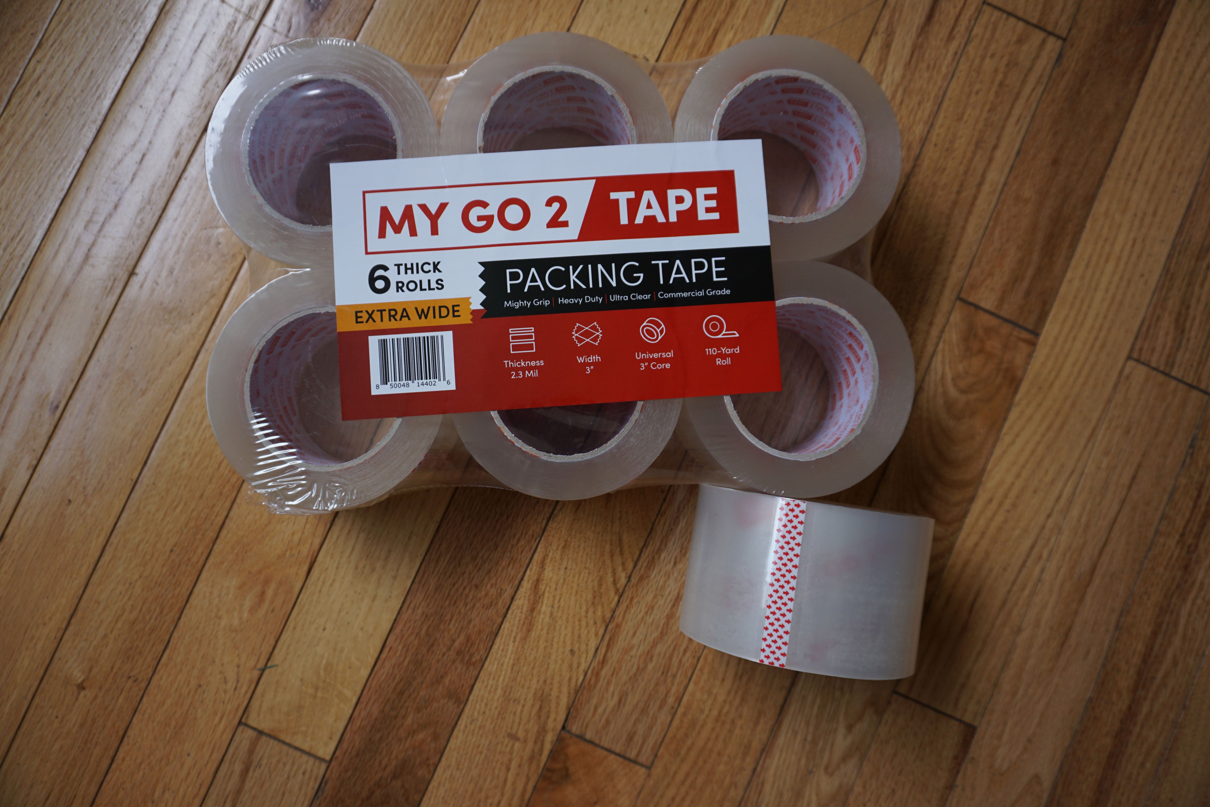 1 Roll Of 80 Yards Brown Tape, Heavy-Duty Shipping Tape, Box